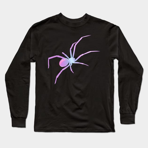 Black Widow Long Sleeve T-Shirt by Crashdolly